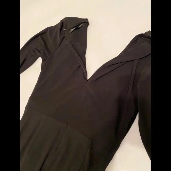 Marina Black Studded Waist Maxi Evening Dress - Picture 4 of 10